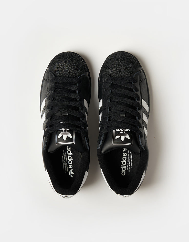 adidas Originals Superstar II Skate Shoes - Core Black/White/Core Black