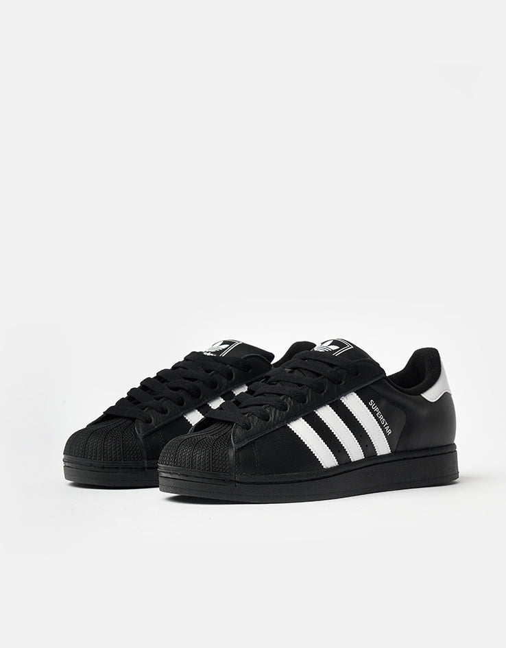 adidas Originals Superstar II Skate Shoes - Core Black/White/Core Black