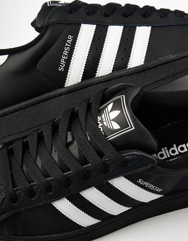 adidas Originals Superstar II Skate Shoes - Core Black/White/Core Black