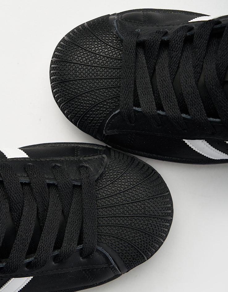adidas Originals Superstar II Skate Shoes - Core Black/White/Core Black