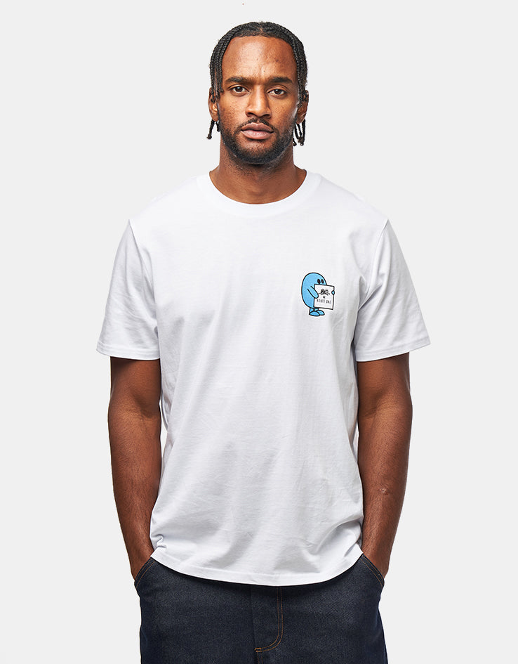 Route One x ANXTI The Many Faces Organic T-Shirt - White