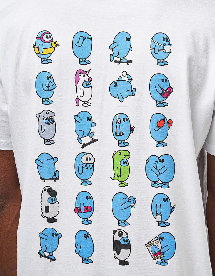 Route One x ANXTI The Many Faces Organic T-Shirt - White