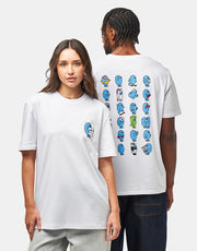 Route One x ANXTI The Many Faces Organic T-Shirt - White