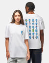 Route One x ANXTI The Many Faces Organic T-Shirt - White