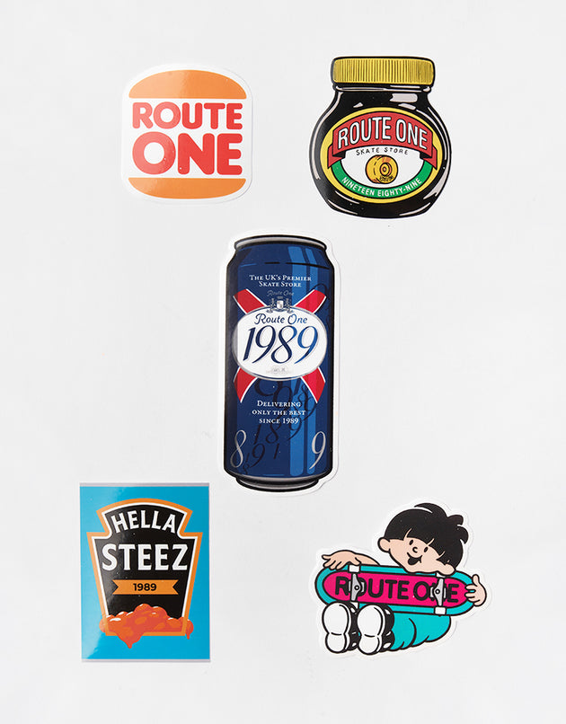 Route One Sticker Pack - Foods