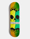 Baker Reynolds Rasta Skull B2 Skateboard Deck - 8.38"