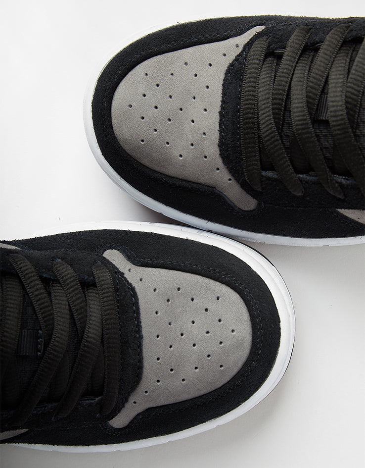 Nike SB Paul Rodriguez Zoom Air Low Skate Shoes - Black/Varsity Red-Flint Grey-Black