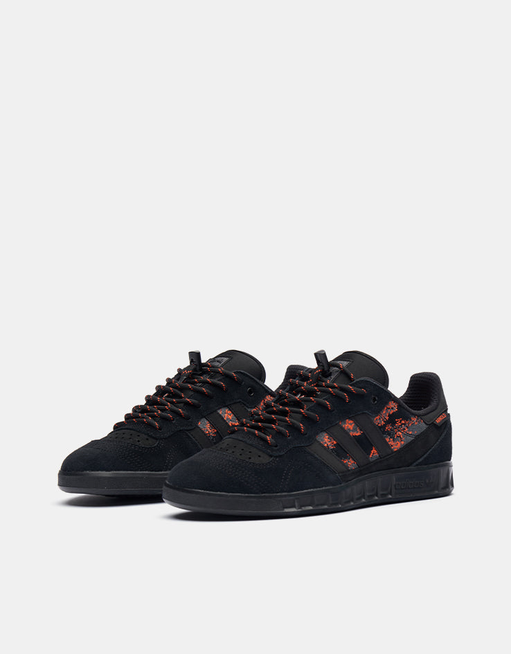 adidas x Mike Arnold Handball Top Skate Shoes - Core Black/Core Black/Semi Impact Orange