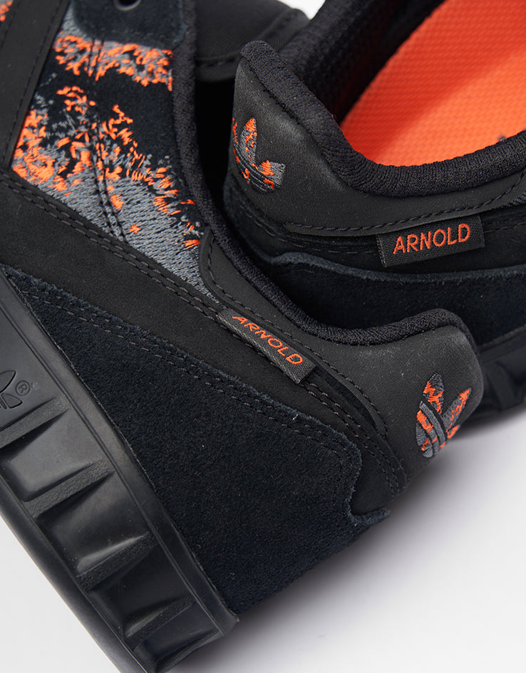 adidas x Mike Arnold Handball Top Skate Shoes - Core Black/Core Black/Semi Impact Orange