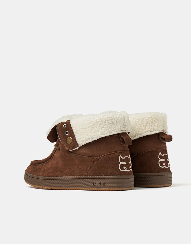 Ipath Cats Shearling Boot - Brown Suede