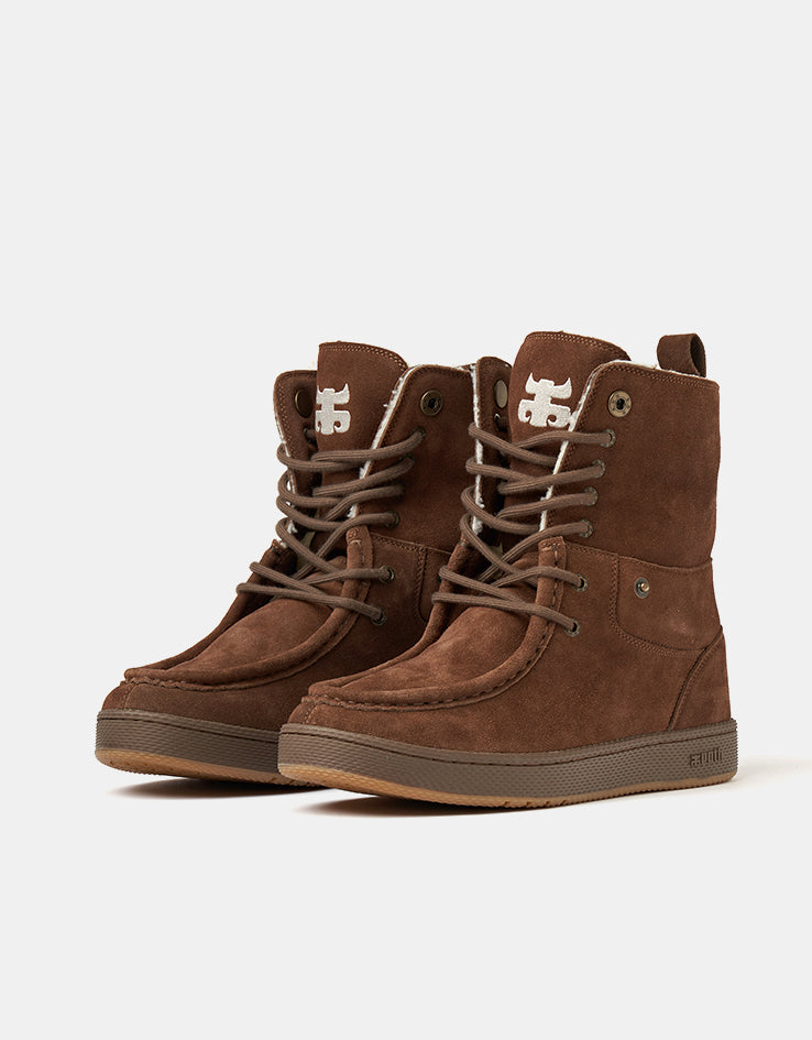 Ipath Cats Shearling Boot - Brown Suede