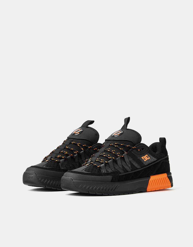 DC Lucien Skate Shoes - Black/Black/Orange