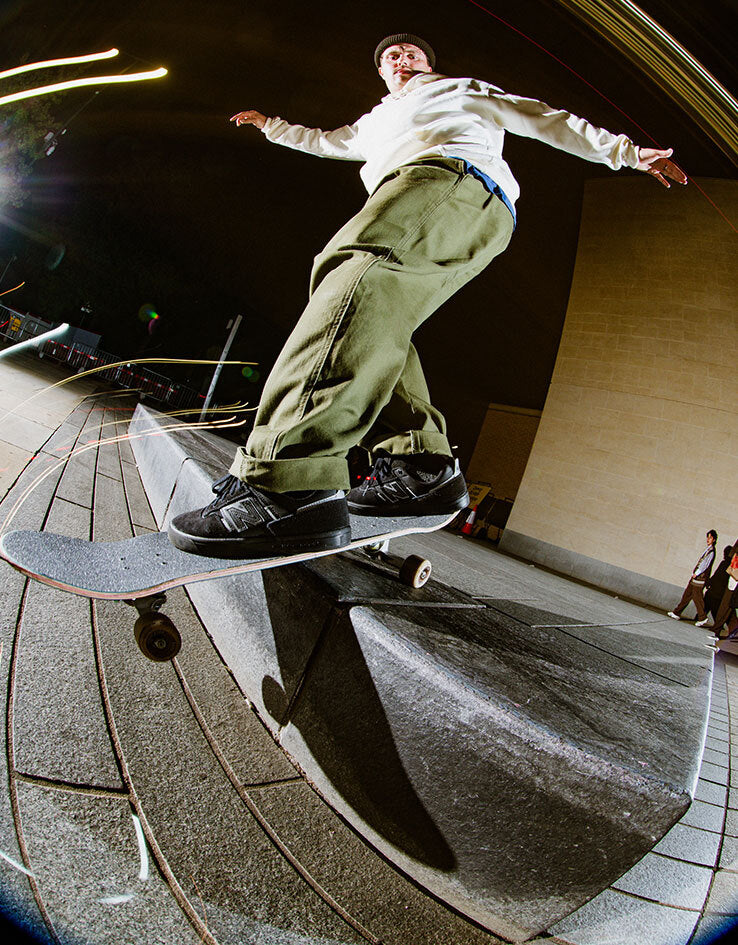 New Balance Numeric Jamie Foy 306 Route One Exclusive Skate Shoes - Black/Black/Reflective