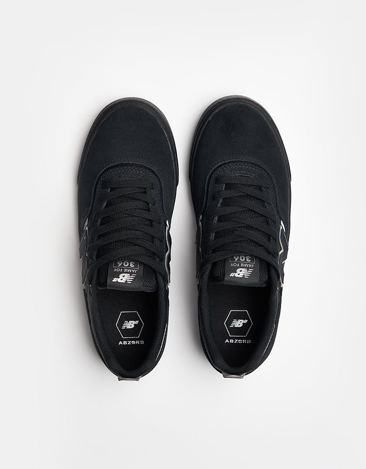 New Balance Numeric Jamie Foy 306 Route One Exclusive Skate Shoes - Black/Black/Reflective