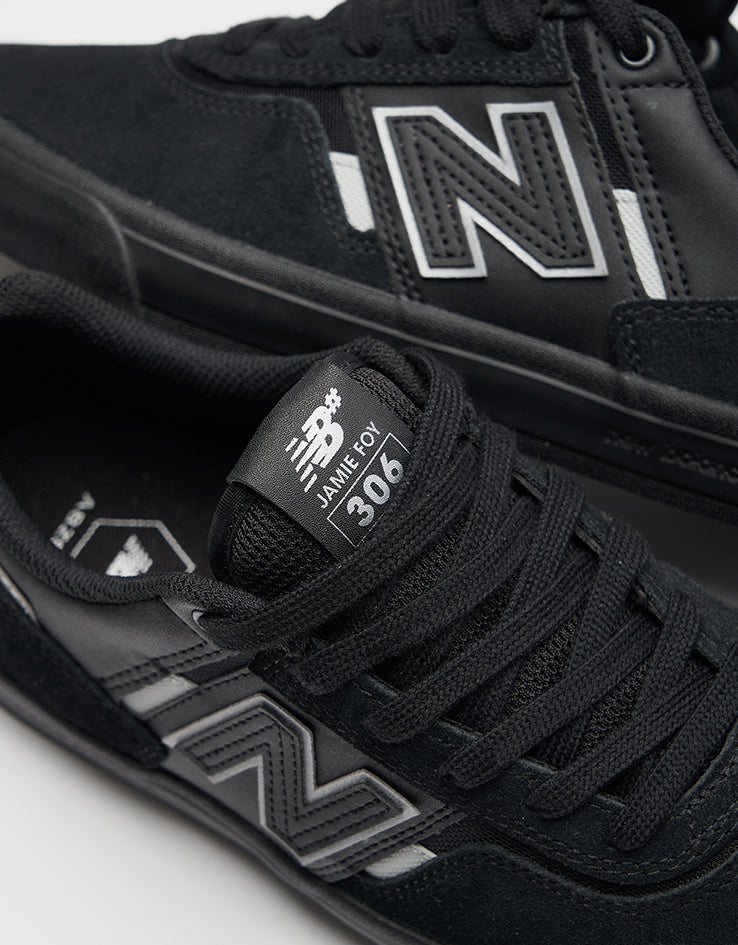 New Balance Numeric Jamie Foy 306 Route One Exclusive Skate Shoes - Black/Black/Reflective