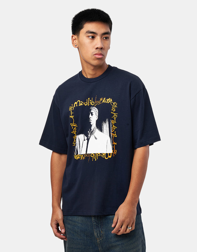 Butter Goods x Madlib Loop Digga T-Shirt - Navy