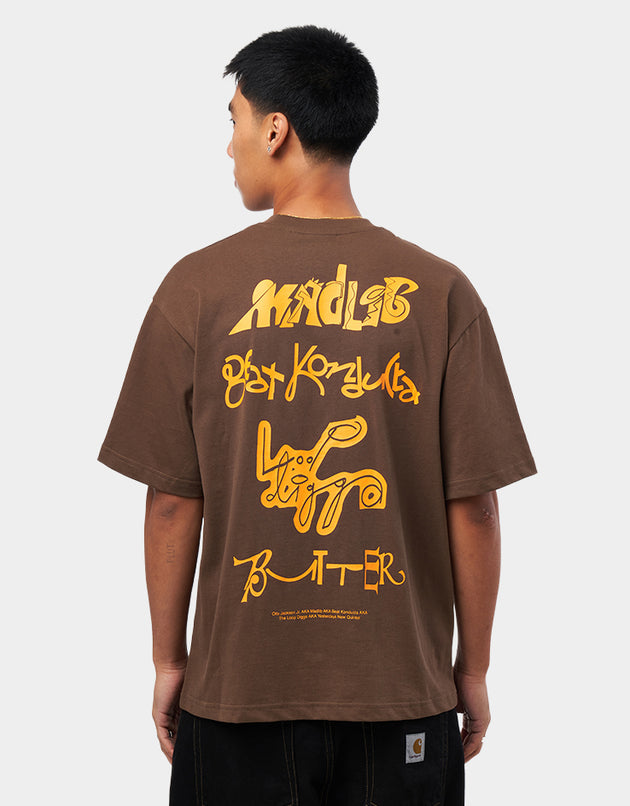 Butter Goods x Madlib Alias T-Shirt - Brown