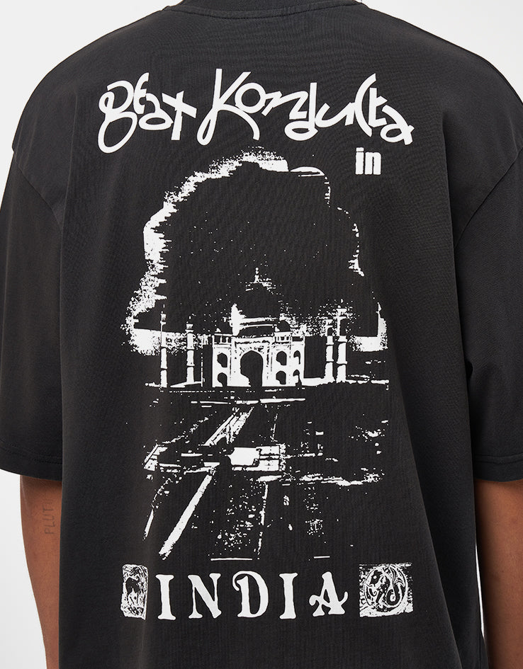 Butter Goods x Madlib India T-Shirt - Washed Black