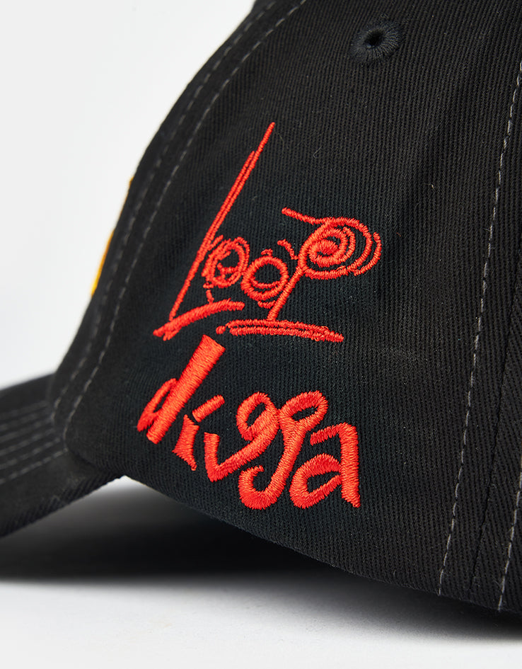 Butter Goods x Madlib Alias 6 Panel Cap - Black