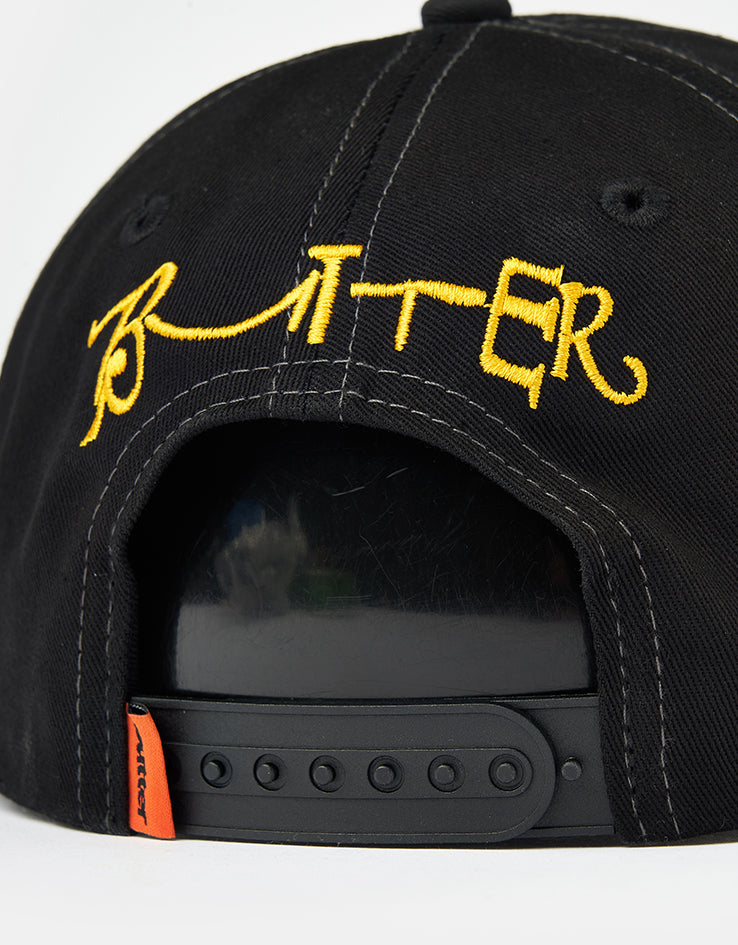 Butter Goods x Madlib Alias 6 Panel Cap - Black