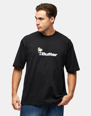 Butter Goods x Peanuts Spike Logo T-Shirt - Black