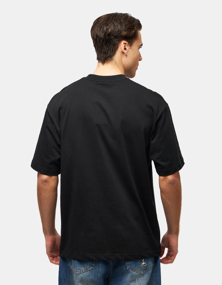 Butter Goods x Peanuts Spike Logo T-Shirt - Black