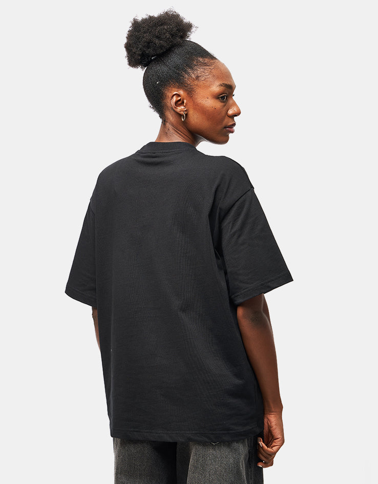 Butter Goods x Peanuts Spike Logo T-Shirt - Black