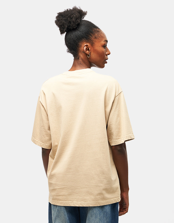 Butter Goods x Peanuts Can't Stand It T-Shirt - Washed Sandstone