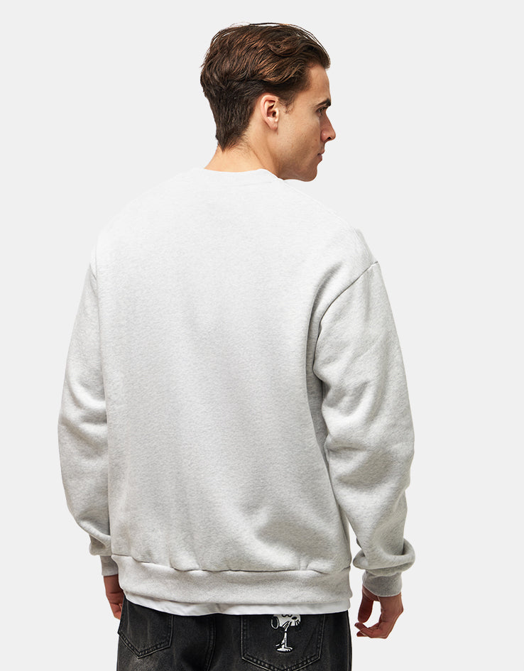 Butter Goods x Peanuts Music Crewneck - Ash