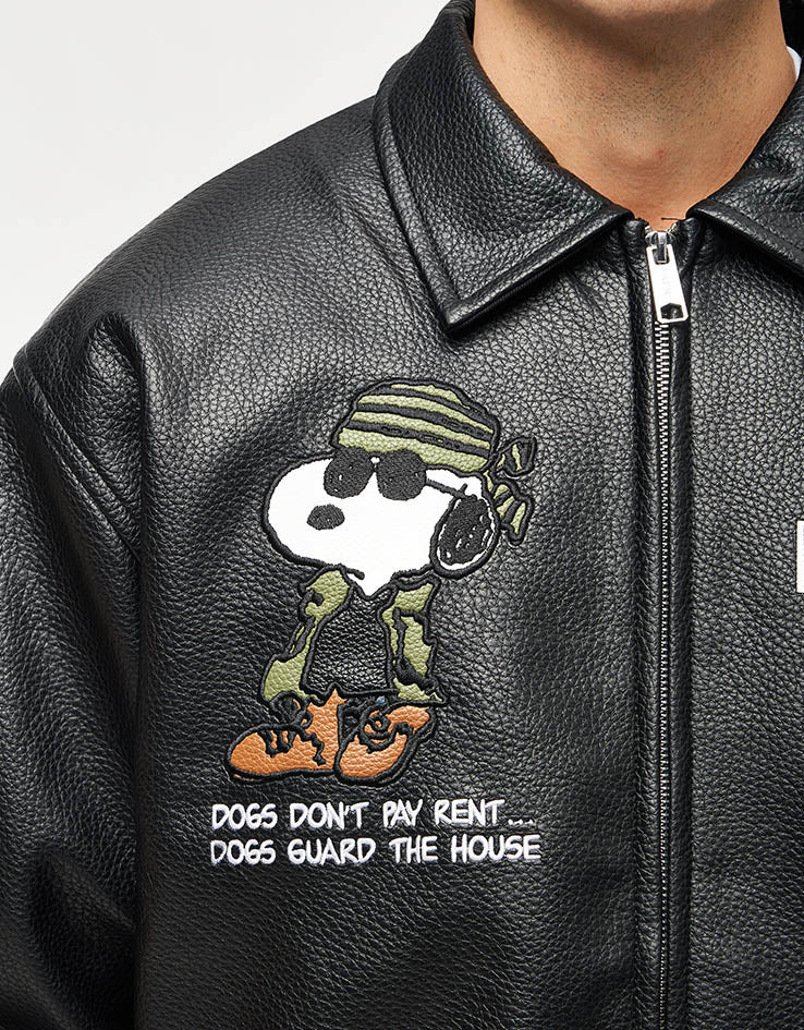 Butter Goods x Peanuts Guard Dog Jacket - Black