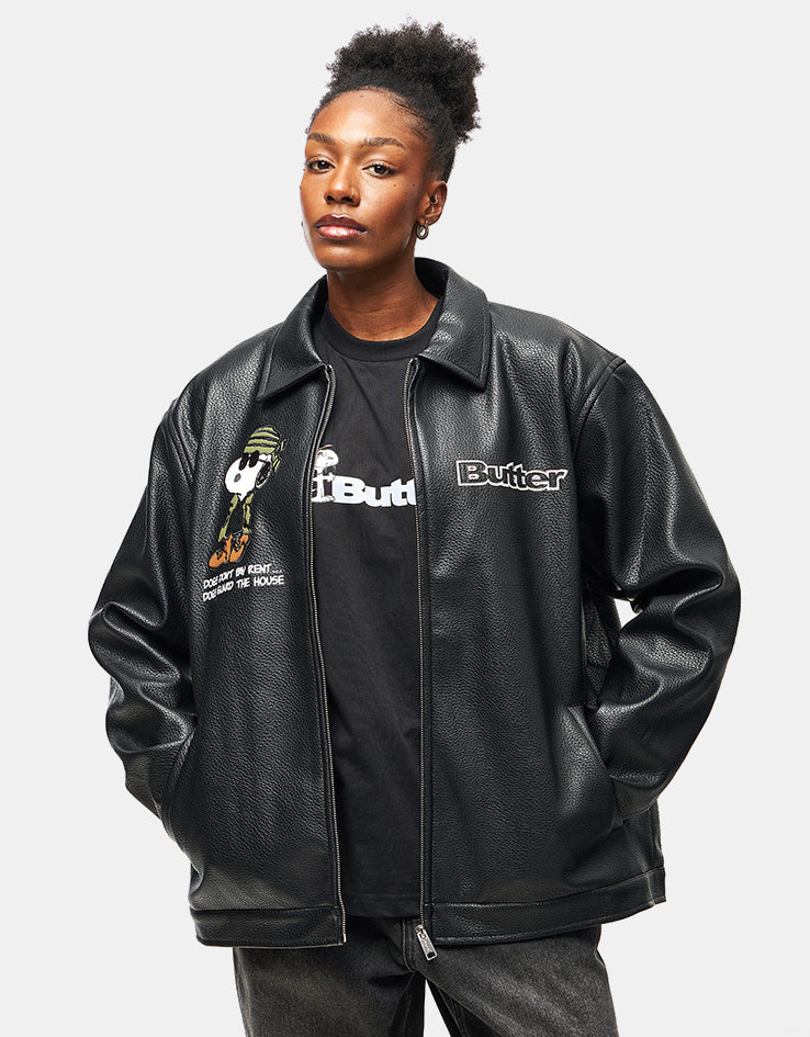 Butter Goods x Peanuts Guard Dog Jacket - Black