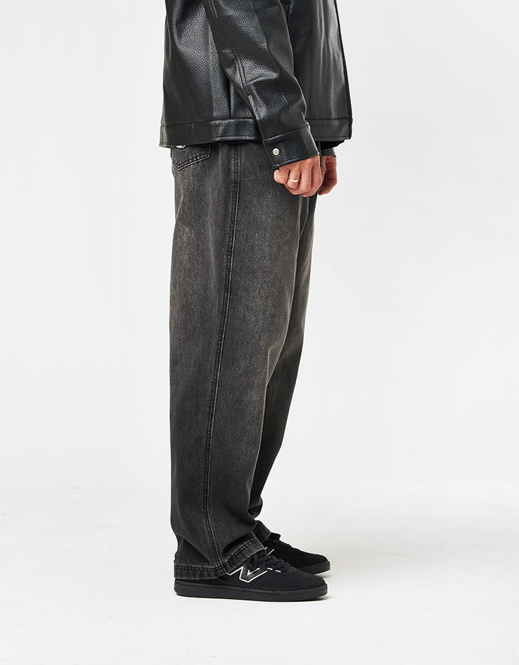 Butter Goods x Peanuts Spike Denim Jeans - Faded Black