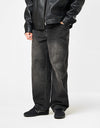 Butter Goods x Peanuts Spike Denim Jeans - Faded Black