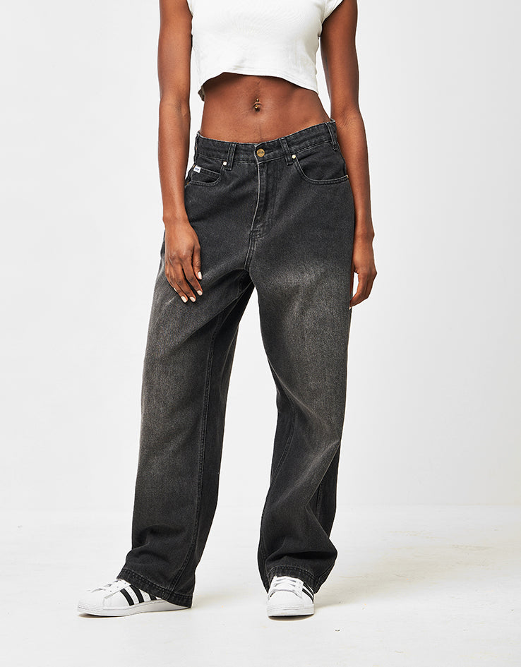 Butter Goods x Peanuts Spike Denim Jeans - Faded Black