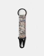 Route One Tree Camo Key Clip - Brown