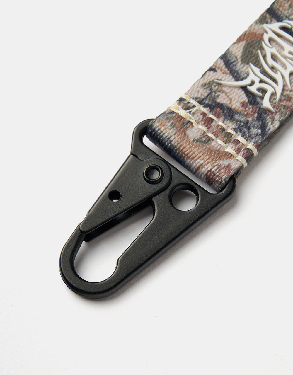 Route One Tree Camo Key Clip - Brown