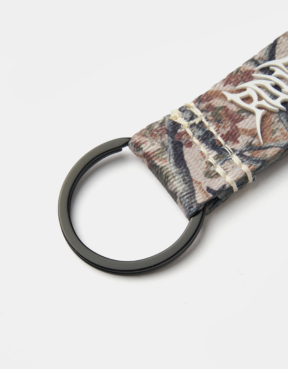 Route One Tree Camo Key Clip - Brown
