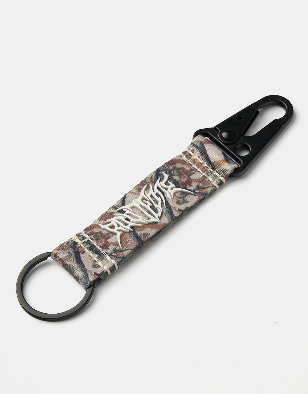 Route One Tree Camo Key Clip - Brown