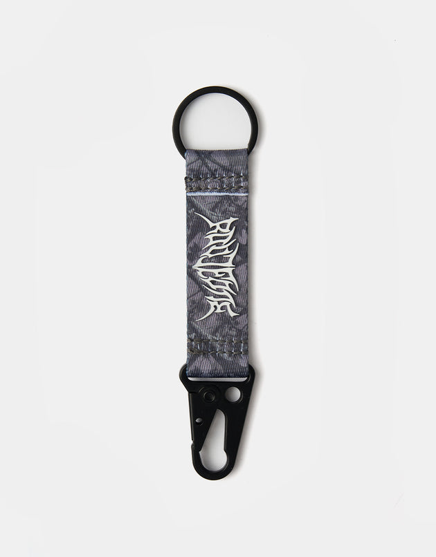 Route One Tree Camo Key Clip - Black