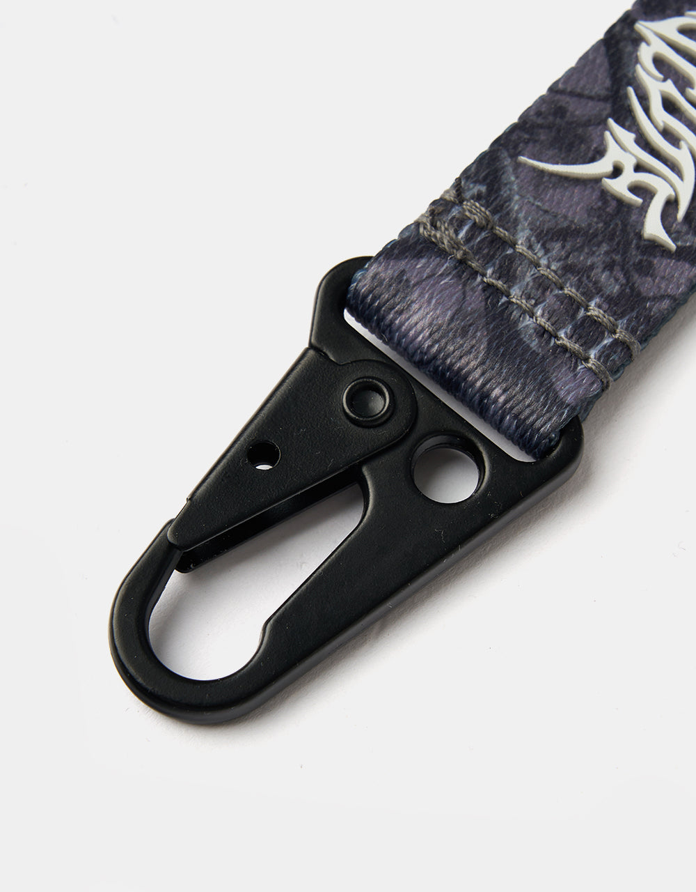 Route One Tree Camo Key Clip - Black