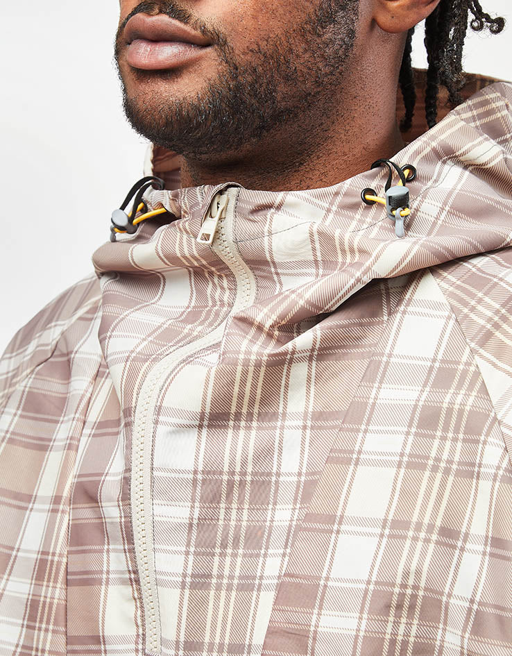 Butter Goods Equipment Anorak - Plaid/Natural