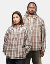 Butter Goods Equipment Anorak - Plaid/Natural