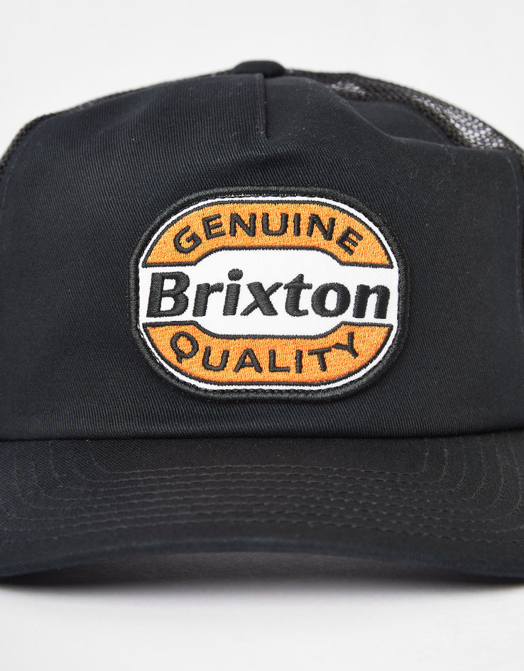 Brixton Keaton Trucker Cap - Black/Black