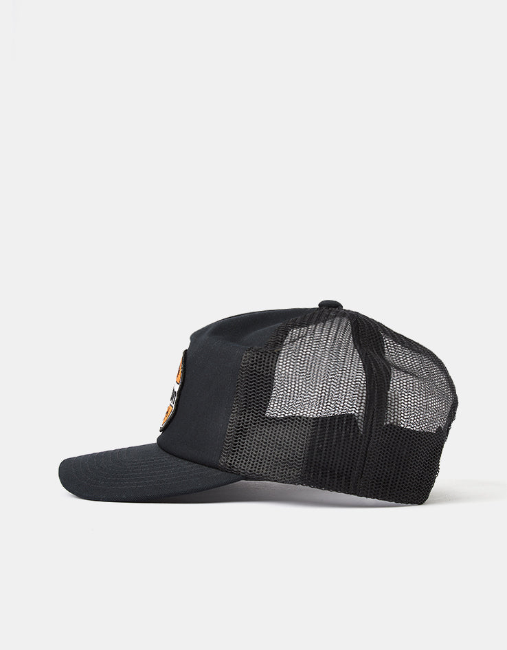 Brixton Keaton Trucker Cap - Black/Black