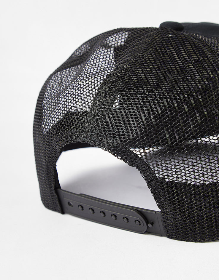 Brixton Keaton Trucker Cap - Black/Black
