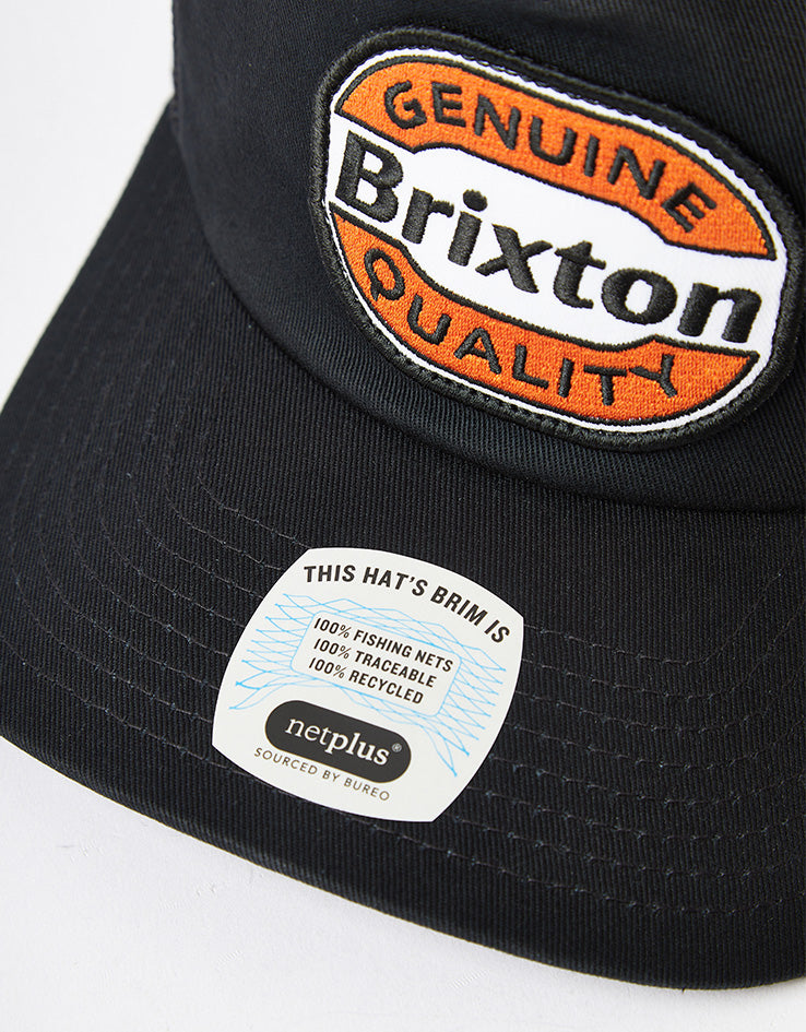 Brixton Keaton Trucker Cap - Black/Black