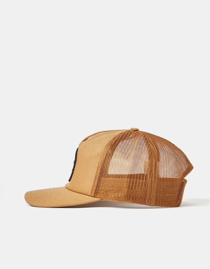Brixton Keaton Trucker Cap - Washed Copper/Washed Copper