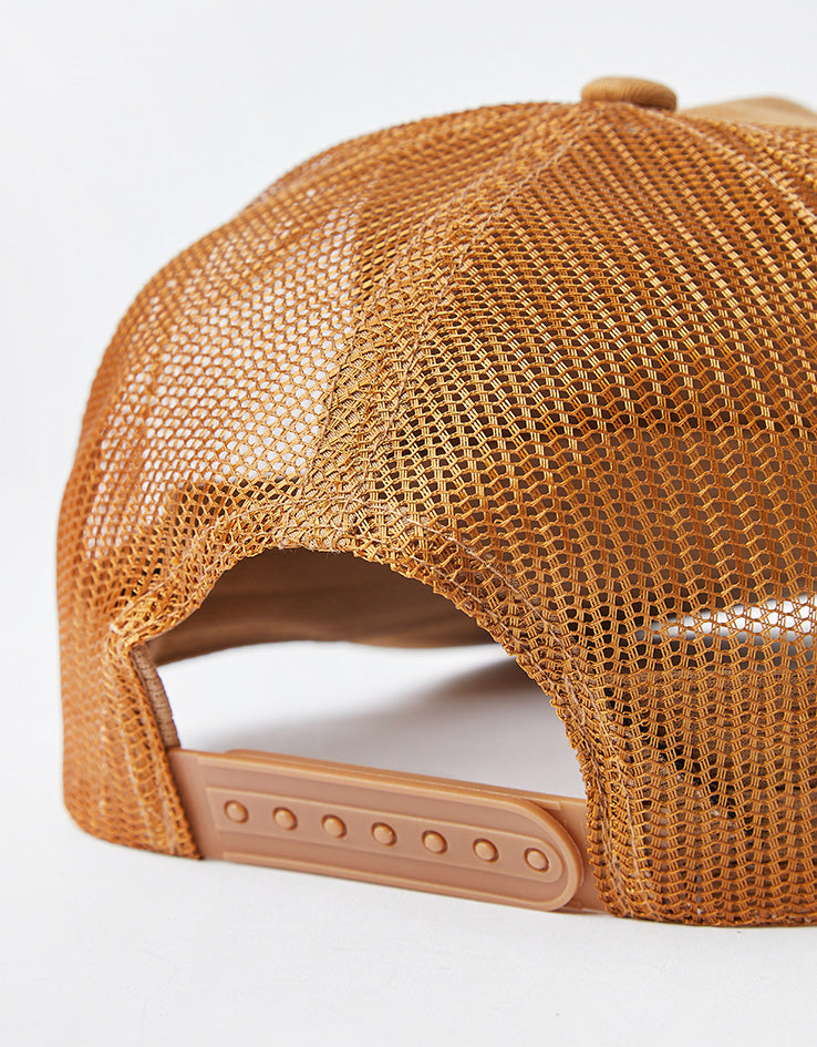 Brixton Keaton Trucker Cap - Washed Copper/Washed Copper
