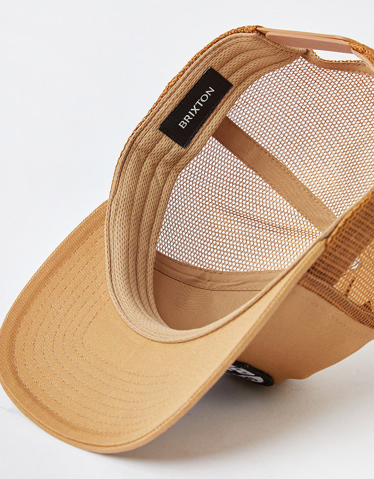 Brixton Keaton Trucker Cap - Washed Copper/Washed Copper