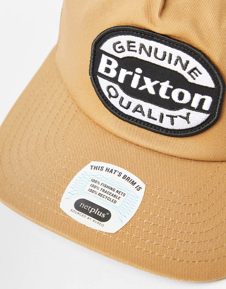 Brixton Keaton Trucker Cap - Washed Copper/Washed Copper